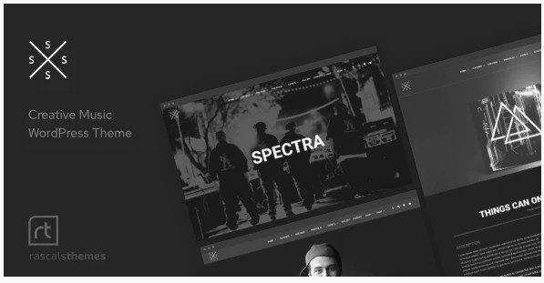 СКАЧАТЬ - Spectra - Музыкальная тема для WordPress