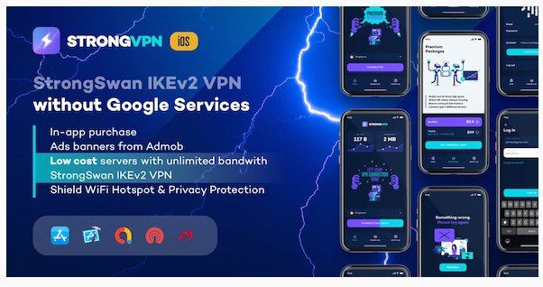 StrongVPN v1.1.0 - StrongSwan IKEv2 VPN стабильный и бесплатный VPN-прокси для iOS StrongVPN - StrongSwan IKEv2 VPN стабильный и бесплатный VPN-прокси для iOS