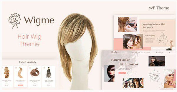 Wigme - WP тема Наращивание волос, Магазин косметики Wigme - Наращивание волос, Магазин косметики