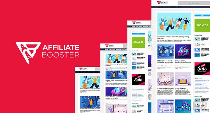 AffiliateBooster Блоки v2.1.7 + Тема AffiliateBooster Блоки + Тема