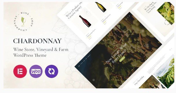 Chardonnay - WordPress тема для винных магазинов