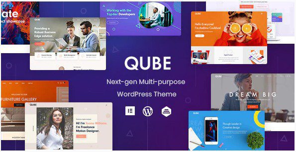 Qube v1.1.5 - адаптивная многоцелевая тема Qube - отзывчивая многоцелевая тема