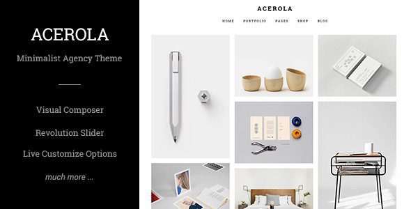 Acerola - Ультра минималистичная тема агентства Acerola - Ультра минималистичная тема агентства