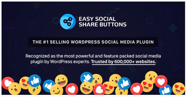 Easy Social Share Buttons for WordPress - кнопки соц сетей