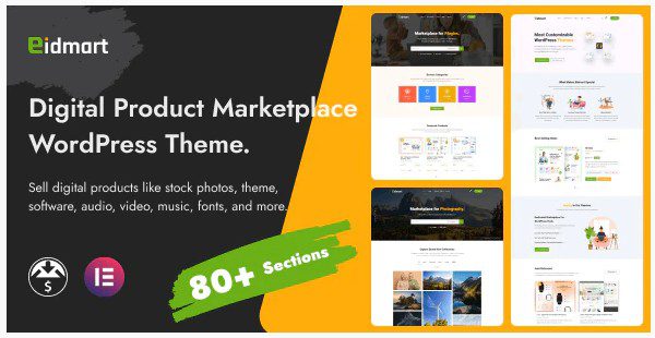 Eidmart 1.5 - WordPress тема для цифрового рынка Eidmart - WordPress тема для цифрового рынка