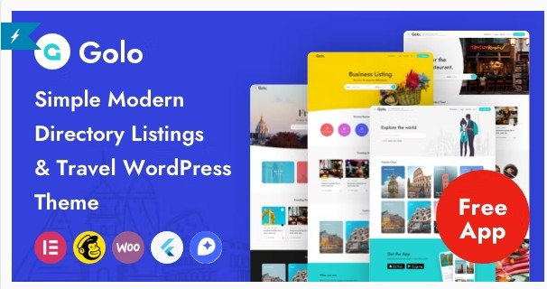Golo - WordPress тема для каталогов и списков, путешествий