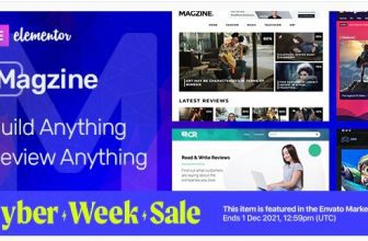 Magzine - WordPress тема обзоров и журналов на Elementor