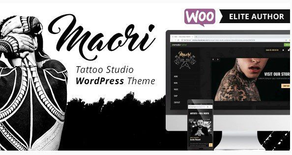 Maori - WordPress тема для тату-студии