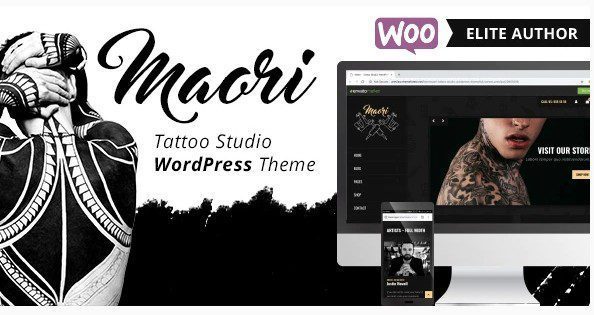 Maori - WordPress тема для тату-студии Maori - WordPress тема для тату-студии