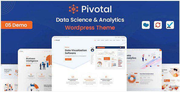 Pivotal - WordPress тема для анализа данных и аналитики