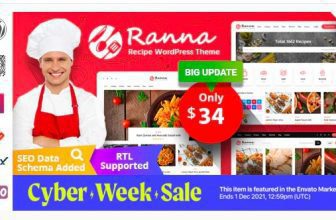 Ranna - WordPress тема рецептов