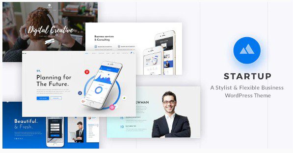 StartUp v2.5 - Отзывчивая многоцелевая тема WordPress StartUp тема WordPress