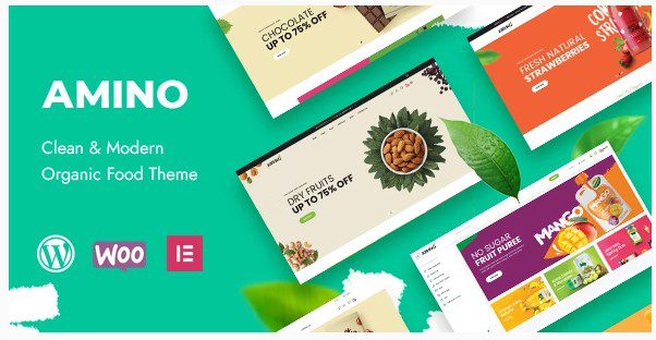 Amino v1.0 - WordPress тема для органических продуктов и продуктов питания Amino - WordPress тема для органических продуктов и продуктов питания