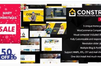 Constro - WordPress тема для строительного бизнеса