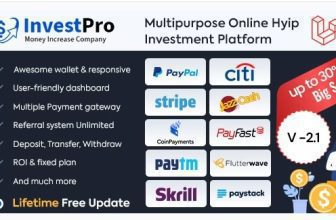 InvestPro – Кошелек и банкинг Онлайн Инвестиционная платформа Hyip