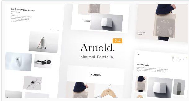 Arnold - Минимальная тема WordPress для портфолио