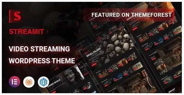 Streamit v1.5.5 - WordPress тема для видеостриминга Streamit - WordPress тема для видеостриминга