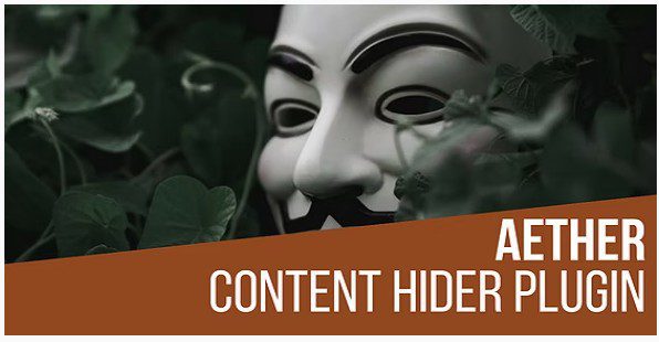 Aether Content Hider - WordPress Плагин скрытия контента
