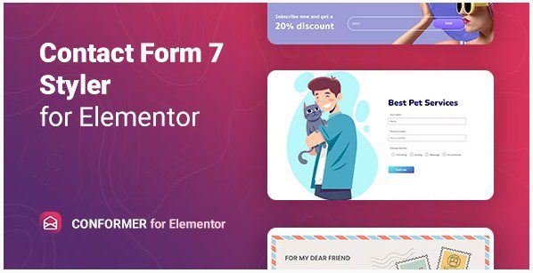 Contact Form 7 стайлер для Elementor – ConFormer