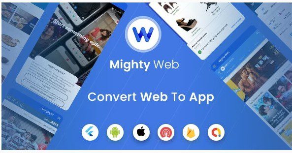 MightyWeb Webview - конвертер веб-приложений в приложения (Flutter + панель администратора) MightyWeb Webview - конвертер веб-приложений в приложения