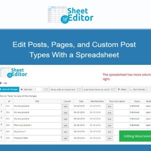 wp sheet editor premium add ons massovoe redaktirovanie wordpress 300x300 - WP Sheet Editor Premium + Add-ons - Массовое Редактирование wordpress
