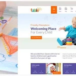 Fable - Тема WordPress для детского сада