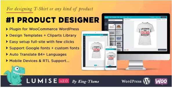 Lumise - Конструктор продуктов WooCommerce Lumise - Конструктор продуктов WooCommerce
