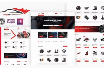 Sayara - Тема WooCommerce WordPress для магазина автозапчастей