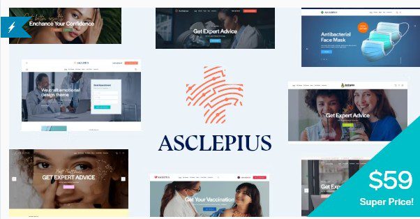 Asclepius - WordPress тема для врачей, медицины и здравоохранения Asclepius — тема WordPress для врачей, медицины и здравоохранения