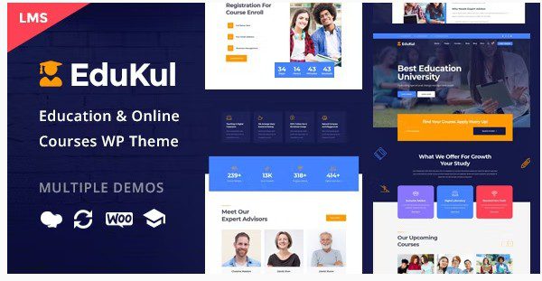 Edukul v1.17 - WordPress Тема Онлайн курсов Edukul - WordPress Тема Онлайн курсов