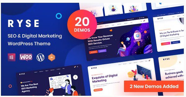 Ryse - Wordpress Тема SEO и цифрового маркетинга Ryse - Wordpress Тема SEO и цифрового маркетинга