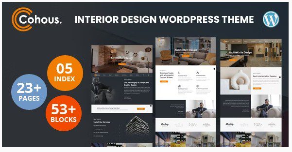 Cohous v1.0 - WordPress Тема для интерьера Cohous - WordPress Тема для интерьера