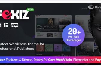 Foxiz - WordPress тема для новостей, журналов, блогов