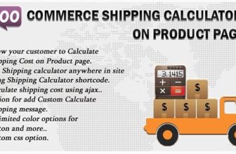 Woocommerce Shipping Calculator - Woocommerce Калькулятор доставки на странице продукта - на русском языке