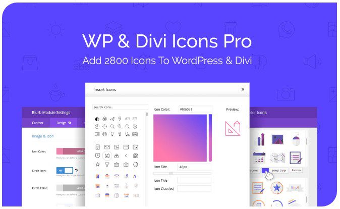 WP and Divi Icons Pro - плагин иконок