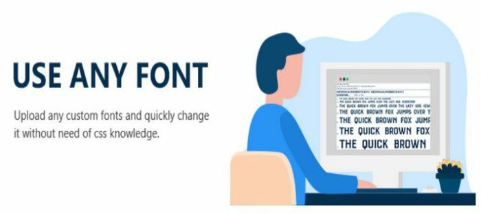 Use Any Font PRO - Вставьте любой шрифт на свой сайт - WP плагин на русском
