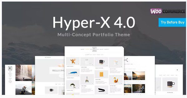 HyperX — адаптивная тема портфолио Wordpress