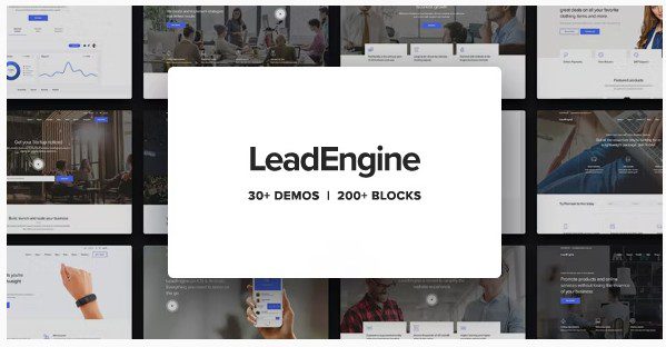 LeadEngine - Многоцелевая тема с конструктором страниц