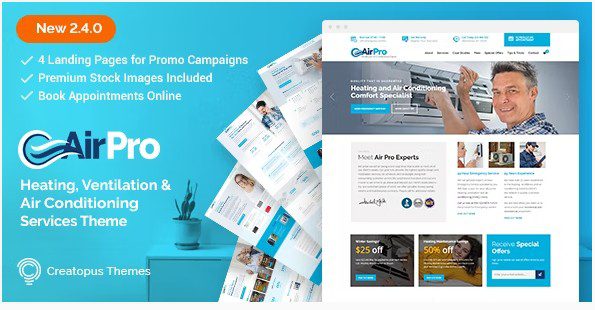 AirPro - Тема Wordpress Отопление и кондиционирование