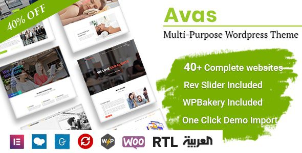 СКАЧАТЬ - Avas - Nulled - Многоцелевая тема WordPress