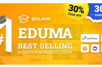 Eduma - WordPress тема для Образования - на русском.