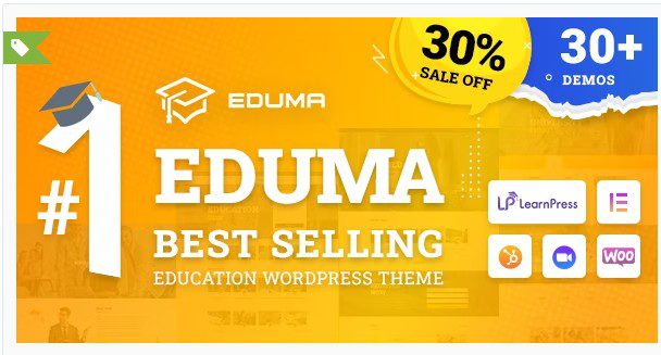 Eduma - WordPress тема для Образования - на русском.