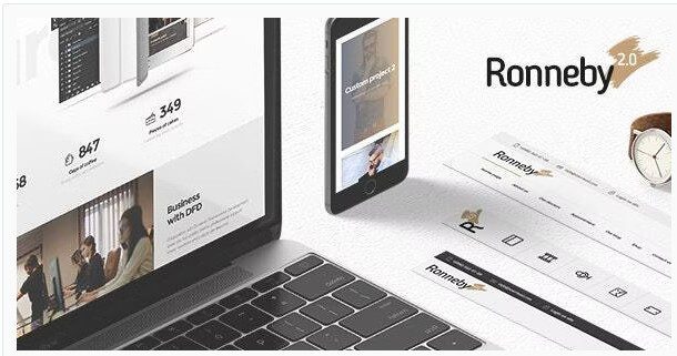 Ronneby - многоцелевая тема WordPress