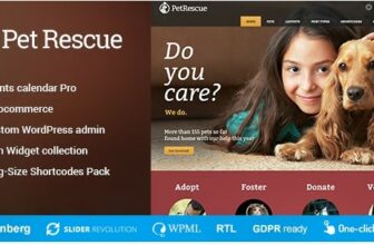 Pet Rescue - Wordpress тема для животных. Приют животных.