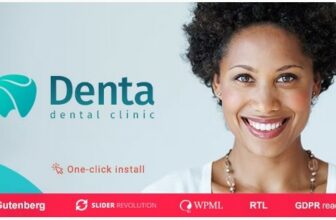 Denta - Wordpress Тема Стоматологическая клиника