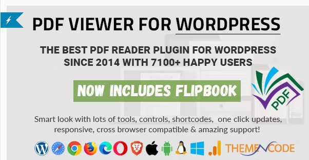 PDF viewer for WordPress - Плагин - Просмотрщик PDF с перелистыванием