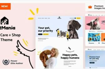 Красочный сайт PetMania - Зоомагазин, магазин домашних животных