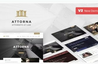 Attorna - Закон, Адвокат - Worpress тема Юриста