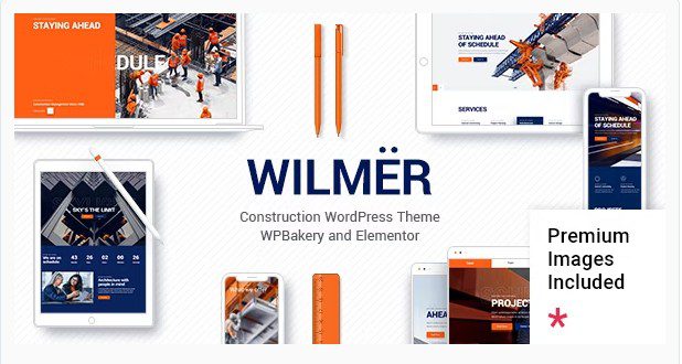 Wilmër - Строительная Тема wordpress
