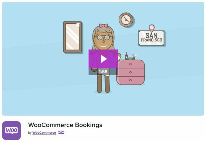 WooCommerce Bookings - плагин бронирования -  на русском